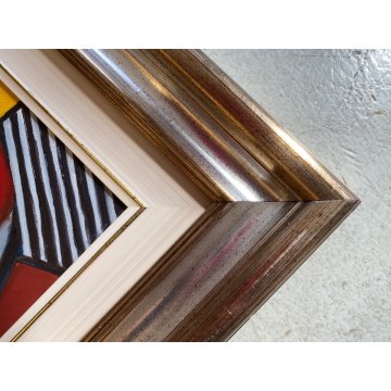 QUADRO DIPINTO ASTRATTO OLIO TELA Antonio Barilà ARTE CONTEMPORANEA EPOCA '900