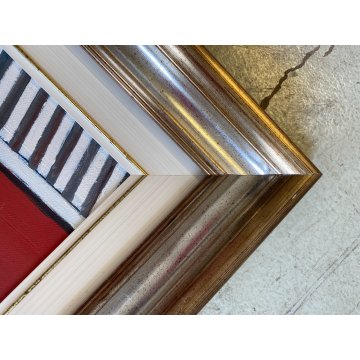 QUADRO DIPINTO ASTRATTO OLIO TELA Antonio Barilà ARTE CONTEMPORANEA EPOCA '900