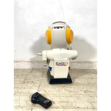 GIOCATTOLO ROBOT Emiglio GIOCHI PREZIOSI con TELECOMANDO GRANDE 62 cm/h ANNI '80