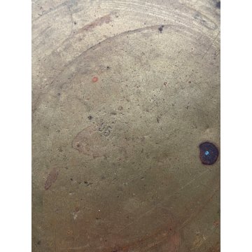 ANTICA BILANCIA COMMERCIALE GHISA FERRO PORTATA 10 Kg PIATTI PESA OTTONE '900