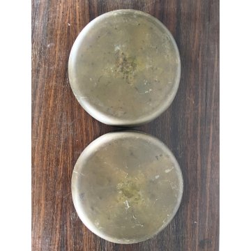 ANTICA BILANCIA COMMERCIALE GHISA FERRO PORTATA 10 Kg PIATTI PESA OTTONE '900