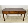 ANTICO TAVOLO PRANZO IMPERO RETTANGOLARE LEGNO NOCE 3 CASSETTI TABLE SALA 1800