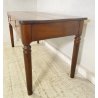 ANTICO TAVOLO PRANZO IMPERO RETTANGOLARE LEGNO NOCE 3 CASSETTI TABLE SALA 1800