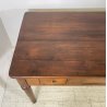 ANTICO TAVOLO PRANZO IMPERO RETTANGOLARE LEGNO NOCE 3 CASSETTI TABLE SALA 1800