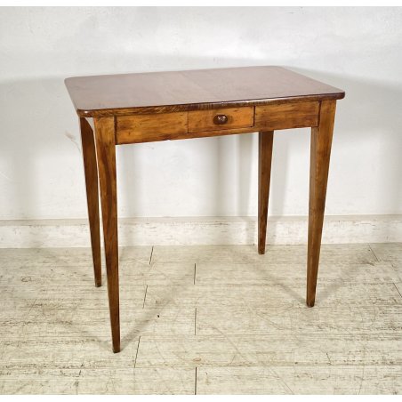 ANTICO TAVOLINO SCRITTOIO LEGNO INTARSIATO LASTRONATO 1800 TABLE SCRIVANIA OLD