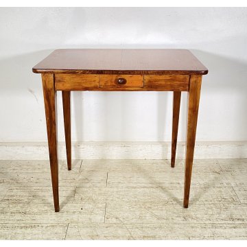 ANTICO TAVOLINO SCRITTOIO LEGNO INTARSIATO LASTRONATO 1800 TABLE SCRIVANIA OLD