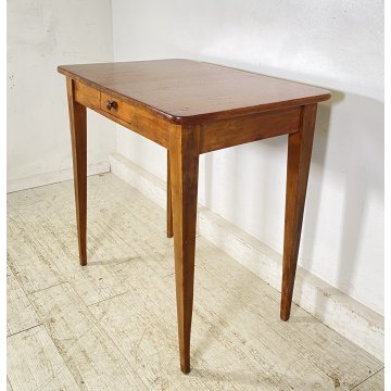 ANTICO TAVOLINO SCRITTOIO LEGNO INTARSIATO LASTRONATO 1800 TABLE SCRIVANIA OLD