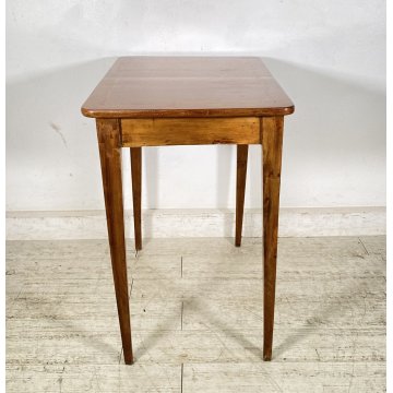 ANTICO TAVOLINO SCRITTOIO LEGNO INTARSIATO LASTRONATO 1800 TABLE SCRIVANIA OLD