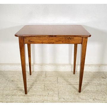 ANTICO TAVOLINO SCRITTOIO LEGNO INTARSIATO LASTRONATO 1800 TABLE SCRIVANIA OLD