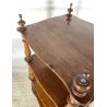 ANTICA ETAGERELUIGI FILIPPO LEGNO NOCE LIBRERIA CREDENZA 1800 EPOCA ESPOSITORE