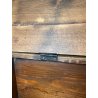 ANTICA PICCOLA CASSAPANCA legno ABETE 93 cm epoca 1800 OLD WOOD CHEST rombo