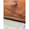 ANTICA PICCOLA CASSAPANCA legno ABETE 93 cm epoca 1800 OLD WOOD CHEST rombo
