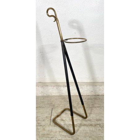SCULTURA ICO PARISI PORTA BASTONE PASSEGGIO OMBRELLO MAZZA OTTONE ANNI 50 ITALIA