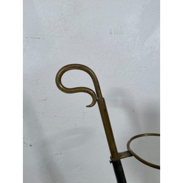 SCULTURA ICO PARISI PORTA BASTONE PASSEGGIO OMBRELLO MAZZA OTTONE ANNI 50 ITALIA