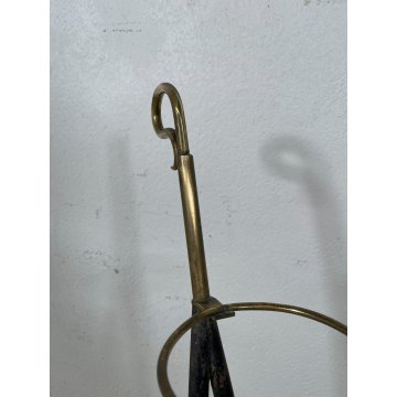 SCULTURA ICO PARISI PORTA BASTONE PASSEGGIO OMBRELLO MAZZA OTTONE ANNI 50 ITALIA