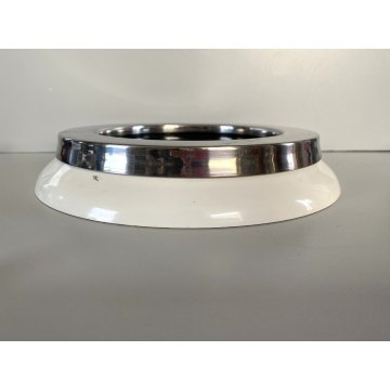 POSACENERE DESIGN Sergio Asti KARTELL 4635  METALLO PLASTICA ABS BIANCO ANNI '60