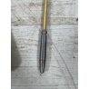 SET DA CAMINO IN BRONZO DORATO PALETTA SCOPA PINZA FIRE TOOL FUOCO BRACERE '900