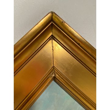 GRANDE QUADRO OLIO TELA C. Pagano PAESAGGIO MONTANO RUSCELLO MUCCHE PASCOLO '900
