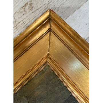 GRANDE QUADRO OLIO TELA C. Pagano PAESAGGIO MONTANO RUSCELLO MUCCHE PASCOLO '900