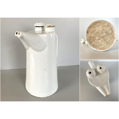 ANTICO SELTZ SIFONE PORCELLANA Appareil LHOTE Siphon Eau De Seltz PARIS XIX sec