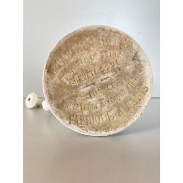 ANTICO SELTZ SIFONE PORCELLANA Appareil LHOTE Siphon Eau De Seltz PARIS XIX sec