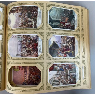 ALBUM FIGURINE Liebig 40 SERIE RACCOGLITORE VERDE 3 FIG. MANCANTI 1905-1953 ITA