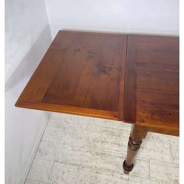 ANTICO TAVOLO PRANZO ALLUNGABILE A TIRO LEGNO 1800 LUIGI FILIPPO TABLE ROCCHETTO