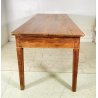 ANTICO GRANDE TAVOLO PRANZO RETTANGOLARE LEGNO LARICE 2 CASSETTI TABLE SALA 1800