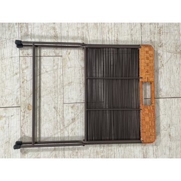 PORTARIVISTE VINTAGE APRIBILE PAGLIA PORTA LIBRI LIBRERIA DESIGN SALOTTO LIBRO