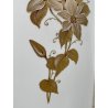 GRANDE VASO KAISER PORTA OMBRELLI CERAMICA SMALTATA DECORO FIORI ANNI 70 OVALE