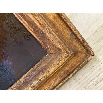 ANTICO DIPINTO OLIO MADONNA ROSARIO GESU' GLOBO SALVATOR MUNDI RELIGIOSO '600