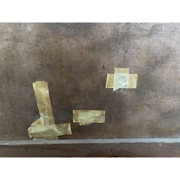 ANTICO DIPINTO OLIO San Nicola Bari VESCOVO MITRA DONNA MODELLO BASILICA '700