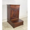 ANTICO INGINOCCHIATOIO CAPPUCCINO LEGNO NOCE RIPIANI CHIESA 1800 EPOCA CREDENZA
