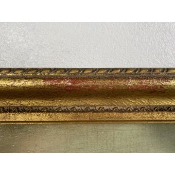 GRANDE ANTICO DIPINTO OLIO F. Attolini "Val Bregalia Ceresole" PAESAGGIO MONTANO