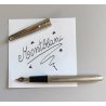 PENNA STILOGRAFICA Montblanc MEISTERSTUCK SOLITAIRE argento 925 Old Fountain Pen