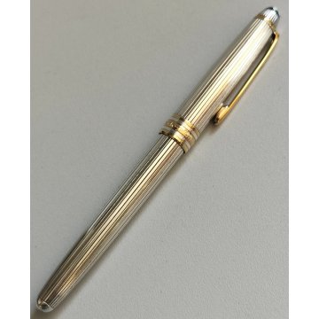 PENNA STILOGRAFICA Montblanc MEISTERSTUCK SOLITAIRE argento 925 Old Fountain Pen