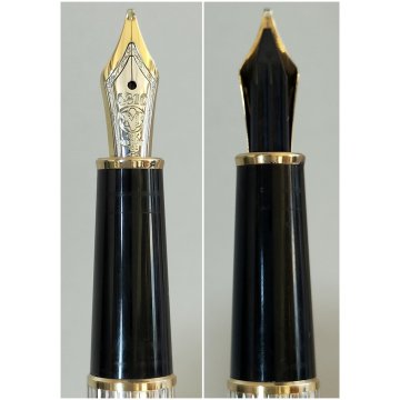 PENNA STILOGRAFICA Montblanc MEISTERSTUCK SOLITAIRE argento 925 Old Fountain Pen