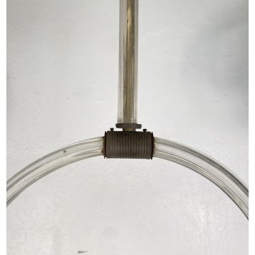 LAMPADARIO VETRO Barovier & TosoDESIGN MURANO TRASPARENTE  VINTAGE LAMP GLASS