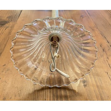 LAMPADARIO VETRO Barovier & TosoDESIGN MURANO TRASPARENTE  VINTAGE LAMP GLASS