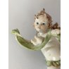 PICCOLO PUTTO CHERUBINO AMORINO ANGIOLETTO RESINA DIPINTO POLICROMIA  9,5 cm/h