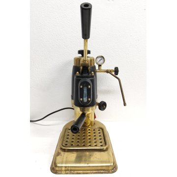 La Cimbali MACCHINA CAFFE' ESPRESSO a LEVA Microcimbali Vintage COLOR ORO Italia