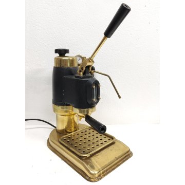 La Cimbali MACCHINA CAFFE' ESPRESSO a LEVA Microcimbali Vintage COLOR ORO Italia