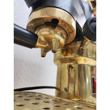 La Cimbali MACCHINA CAFFE' ESPRESSO a LEVA Microcimbali Vintage COLOR ORO Italia