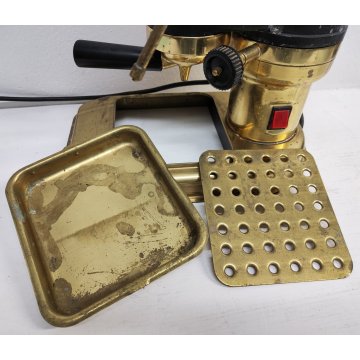 La Cimbali MACCHINA CAFFE' ESPRESSO a LEVA Microcimbali Vintage COLOR ORO Italia