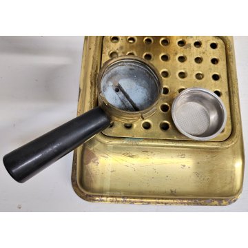 La Cimbali MACCHINA CAFFE' ESPRESSO a LEVA Microcimbali Vintage COLOR ORO Italia
