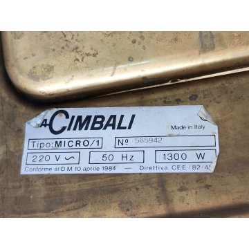La Cimbali MACCHINA CAFFE' ESPRESSO a LEVA Microcimbali Vintage COLOR ORO Italia