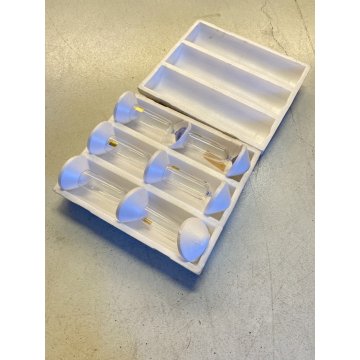 SET 6 CALICI CHAMPAGNE DESIGN Edoardo Dal Seno Arnolfo di Cambio 16,5 cm/h '70