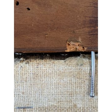 ANTICO DIPINTO OLIO TELA RITRATTO LUCREZIA ROMANA SPADA CORNICE LEGNO DORATO 600