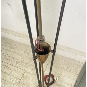 LAMPADA DA TERRA PIANTANA VETRO DANIMARCA DESIGN FLOOR LAMP GLASS ANNI 70