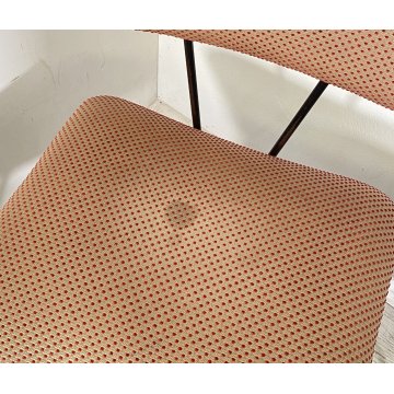 SET 6 SEDIA Augusto Bozzi ANNI 50 Saporiti FERRO STOFFA DESIGN CHAIR VINTAGE